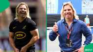 "Waving like a little queen": Pictures of Faf de Klerk and daughter have South Africans swooning