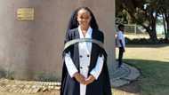 Hard working young lady celebrated for graduating, inspires people with her incredible story