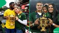 Siya and Rachel Kolisi 'react' as Cheslin Kolbe celebrates wife Layla on her birthday