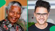 "That's no lookalike": Morgan Freeman/Nelson Mandela lookalike on a bus has SA doing a double-take