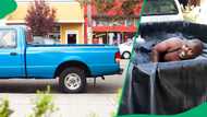 "Limpopo is too hot": Man turns bakkie into pool to deal with heatwave in video