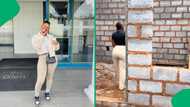 "It's my turn, bafazi": Young woman celebrates building her own rooms at home, SA impressed
