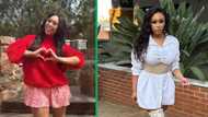 Minnie Dlamini raves about son in 3 pics, Mzansi touched as TV presenter revels in joys of motherhood