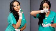 Beautiful lady fulfils dream of bagging Master of Pharmacy, peeps stan her moves