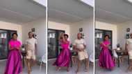 Social media influencer Sino Mondliwa does Cuff It dance challenge with bae, attempt has SA lol: "I’m crying"