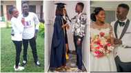 Married couple share video of humble beginning and levelling up in life, peeps awed: "Grew and won together"