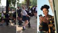 Video of school boy and girl doing funny dance challenge is a whole vibe: “She understood the assignment”