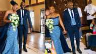 Couple posts beautiful wedding day snaps, Mzansi is here for it