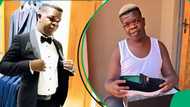 Video of Skomota kissing a lady goes viral on social media, SA reacts: "I hate poverty"
