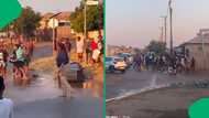 "Teach your kids respect": SA reacts to kids soaking everyone crossing their path on Spring Day