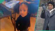 Young girl dances like Michael Jackson, shows energetic moves, clip trends