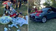 Flashy traditional wedding ceremony sparks reactions leaving Mzansi divided: “Love is expensive”