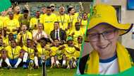 "It's the best team in Africa": Belgian boy pledges allegiance to Mamelodi Sundowns in viral clip