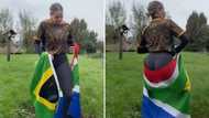 SA lady in Netherlands shows support for Springboks with Mandoza dance video