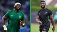 World champion Siya Kolisi boosts his wardrobe after spending time with Mzansi-based designer