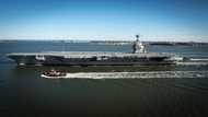 US Navy's $13 bn carrier embarks on first deployment