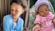 Kairo Forbes shows Asante sisterly love in cute video as she turns 3 months old