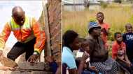 Selfless businessman helps build home for single mother of 9 children who lived in dilapidated mud house