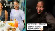 Daughter celebrates teacher mom, class gets 100% pass rate seven years in a row: "The consistency"