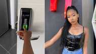 Woman shows off new crib, photo causes a stir as Mzansi notices “campus key”