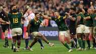 RWC: Siya Kolisi and the Springboks sing 'Abanye Banomona' as they head back to South Africa