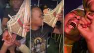 Man drinking expensive booze from Gucci sneaker at the club sparks reactions online: “Disgusting”