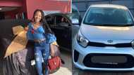 Young Mzansi lady celebrates as parents buy her a fresh set of wheels