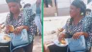 Video of woman stuffing scones from an event in her handbag touches Mzansi