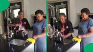 "Surely you can even clean our bebts": Mbali Nhlapo's hack to remove scale in Smeg kettle, SA wowed