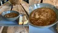 Tito Mboweni shares snaps of dodgy french-onion soup, Mzansi hilariously reacts