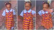 Sassy little girl tells mum not to video her as she goes to school for the first time, cute clip causes stir