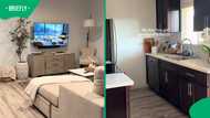 "Well done stranger": SA woman stuns Mzansi after flaunting her first “big girl” apartment in the US