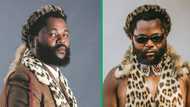 Sjava on picture of him edited on the 'Emzini Wezinsizwa' photo, mzansi floored by hilarious response