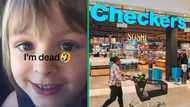 Kid hilariously spells Checkers but says Woolworths, SA in stitches: "She just made my day"