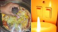 TikTokker's loadshedding gas stove pizza has Mzansi applauding her innovation