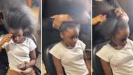 Video of a girl with beautiful natural and long hair leaves people jealous: "Give me a little bit"