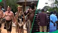 "South Africa is a small heaven": SA floored by American groom calling on Mzansi lady's family on lobola day
