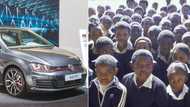 KZN school children celebrate teacher's new VW GTI by doing vosho and more moves, Mzansi explains video as TikTok goes viral worldwide