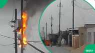 “Illegal connections”: Community members watch as electric box explodes, SA mortified