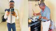 SA impressed with domesticated madala cooking it up in the kitchen: 'Male mbokodo'