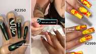 Joburg nail tech reveals on TikTok that she charges over R3k for a set of nails, prices have Mzansi tripping