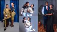 Couple make big fashion statement with stylish pre-wedding photos