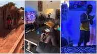 Man shows off the fine luxurious interior of his mud house with AC, big TV and nice furniture, video wows many