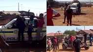 Video shows protestors seize, piggyback SAPS van in Middelburg's Rockdale township