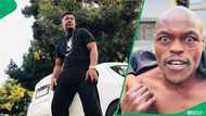 "Alostro is not a fighter": Bonga shows ripped body, challenges Alostro to boxing match, SA amused
