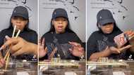 Mzansi woman tries sushi with wasabi, reaction video leaves Mzansi howling