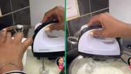 Electric whisker vs wooden spoon: woman on TikTok shares her new way of cooking pap
