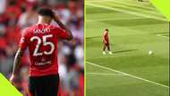 Manchester United Star Consoles Jadon Sancho After Penalty Miss