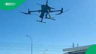Cape Town drone footage tracking smash-and-grab suspects completes its job