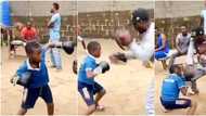 Young African boy warms heart and inspires others with boxing skills
